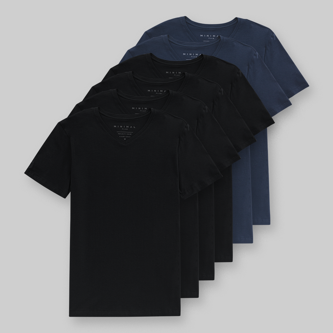 Camiseta Minimal - Compre 5 e Leve 6 + Cueca