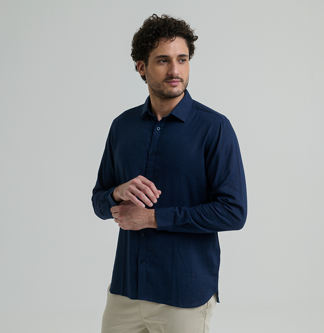Camisa de Linho Minimal