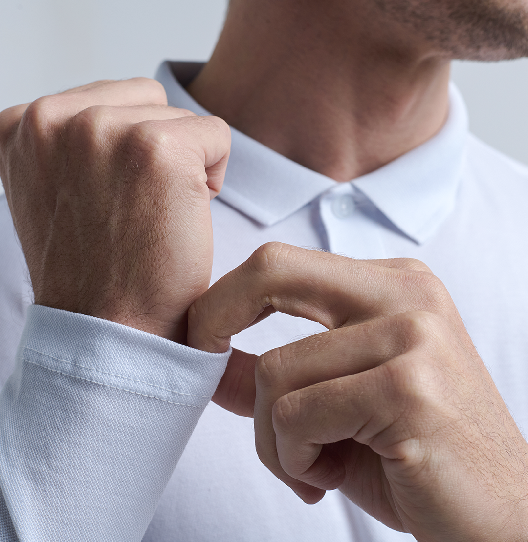 Camisa Polo Manga Longa