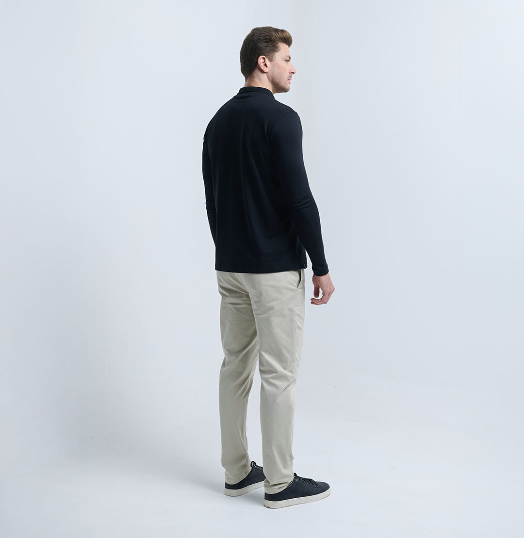 Camisa Polo Manga Longa